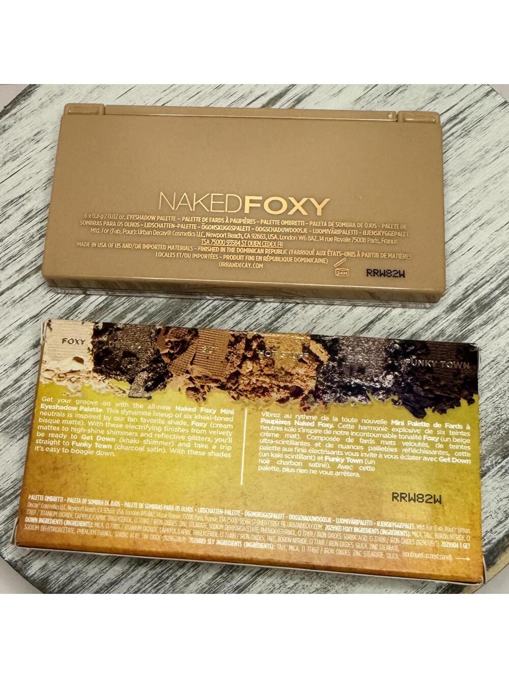 Urban Decay Naked FOXY Eyeshadow Palette 6 Pan Neutrals BRAND NEW in Box - Picture 3 of 3